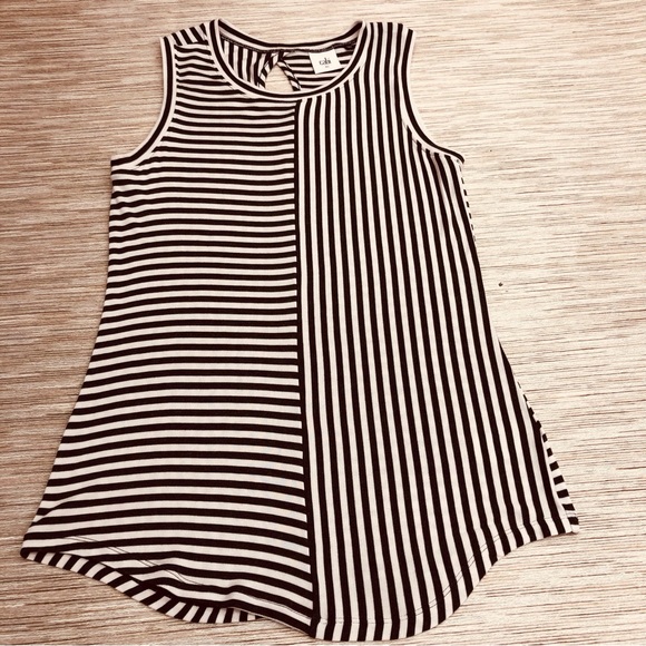 CAbi Gray White Stripe Sleeveless Top - Picture 10 of 16